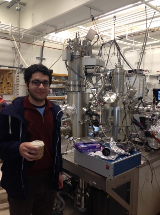 Ramin at UCB STM Lab
